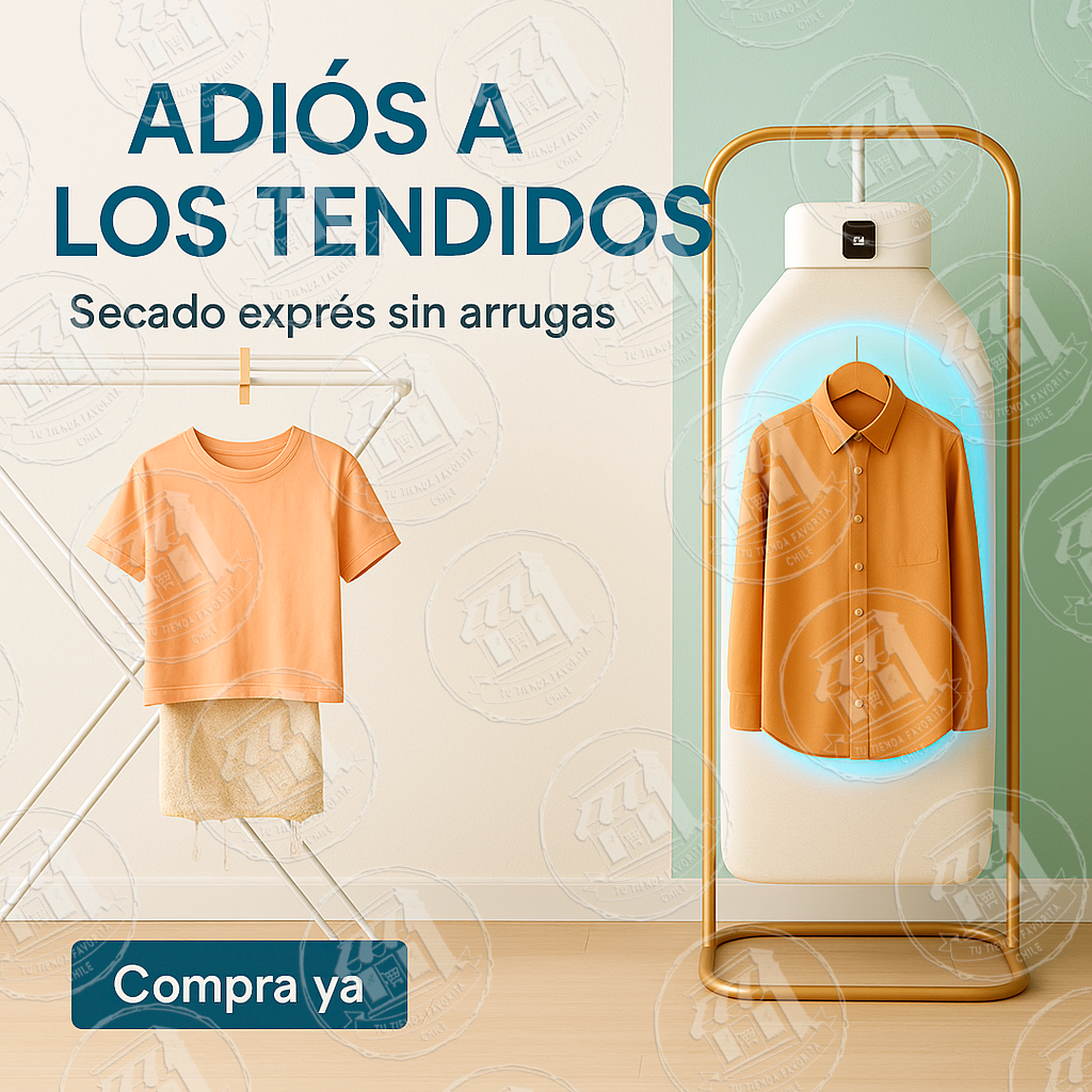 Secador Portátil Plegable - Ropa impecable en Menos Tiempo