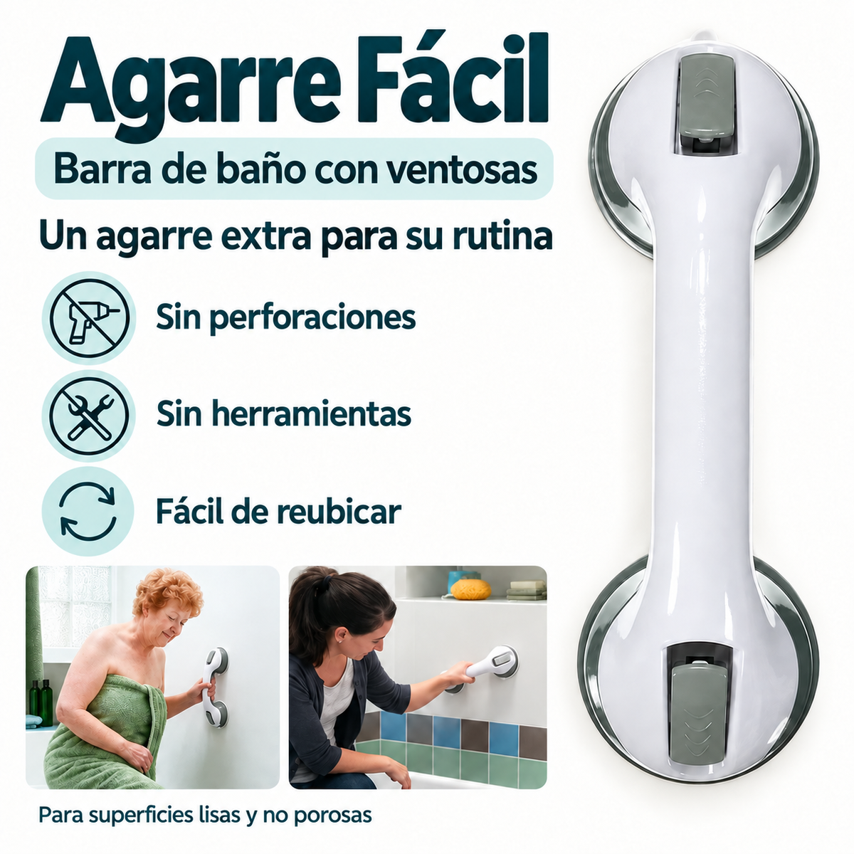 FirmeFlex - Agarre sin perforar la pared